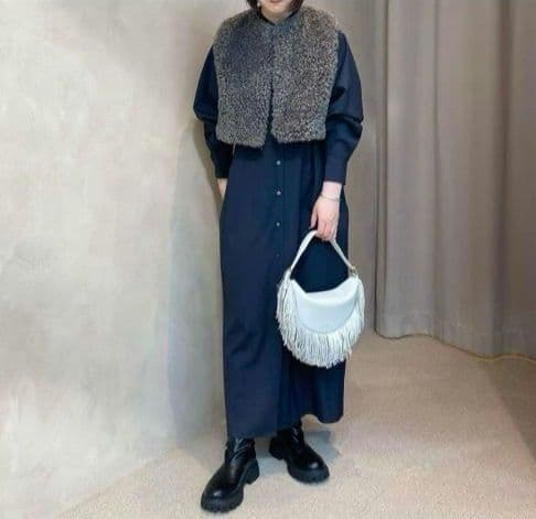 eansa様【新品】HYKE◎FAUX SHEARLING VEST ボアベスト