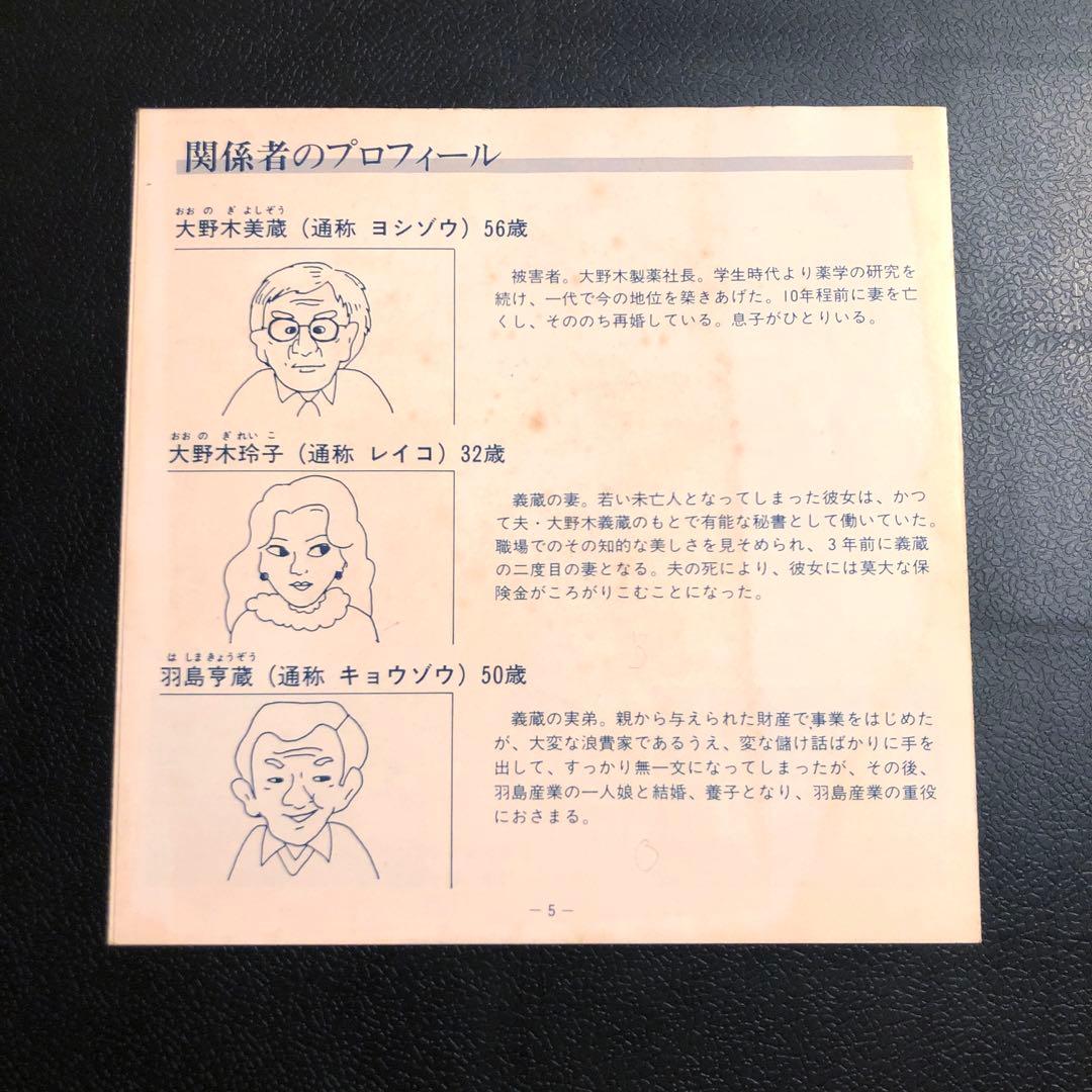 PC-8801 黒猫荘相続殺人事件　5インチFD版　ソフト