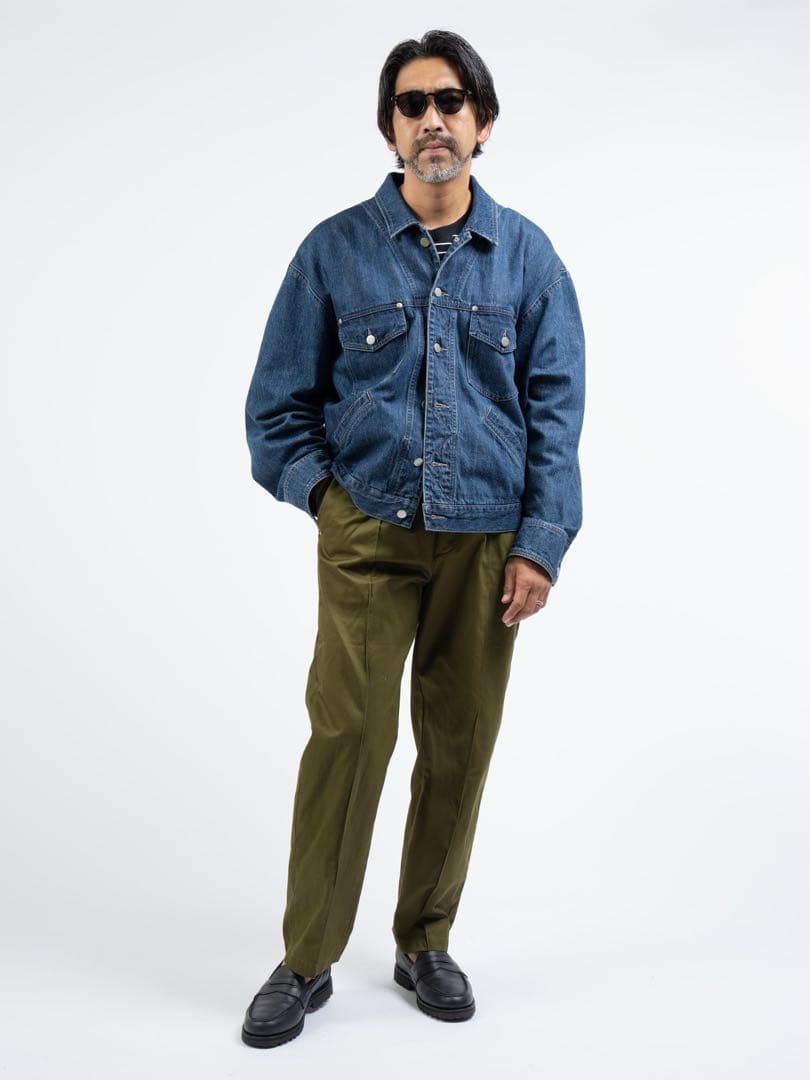 KAJA 12oz BLUE DENIMJACKET サイズ2 OVY KAJA
