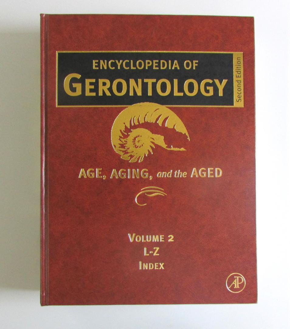 Encyclopedia of Gerontology(第2版・全2巻) 洋書