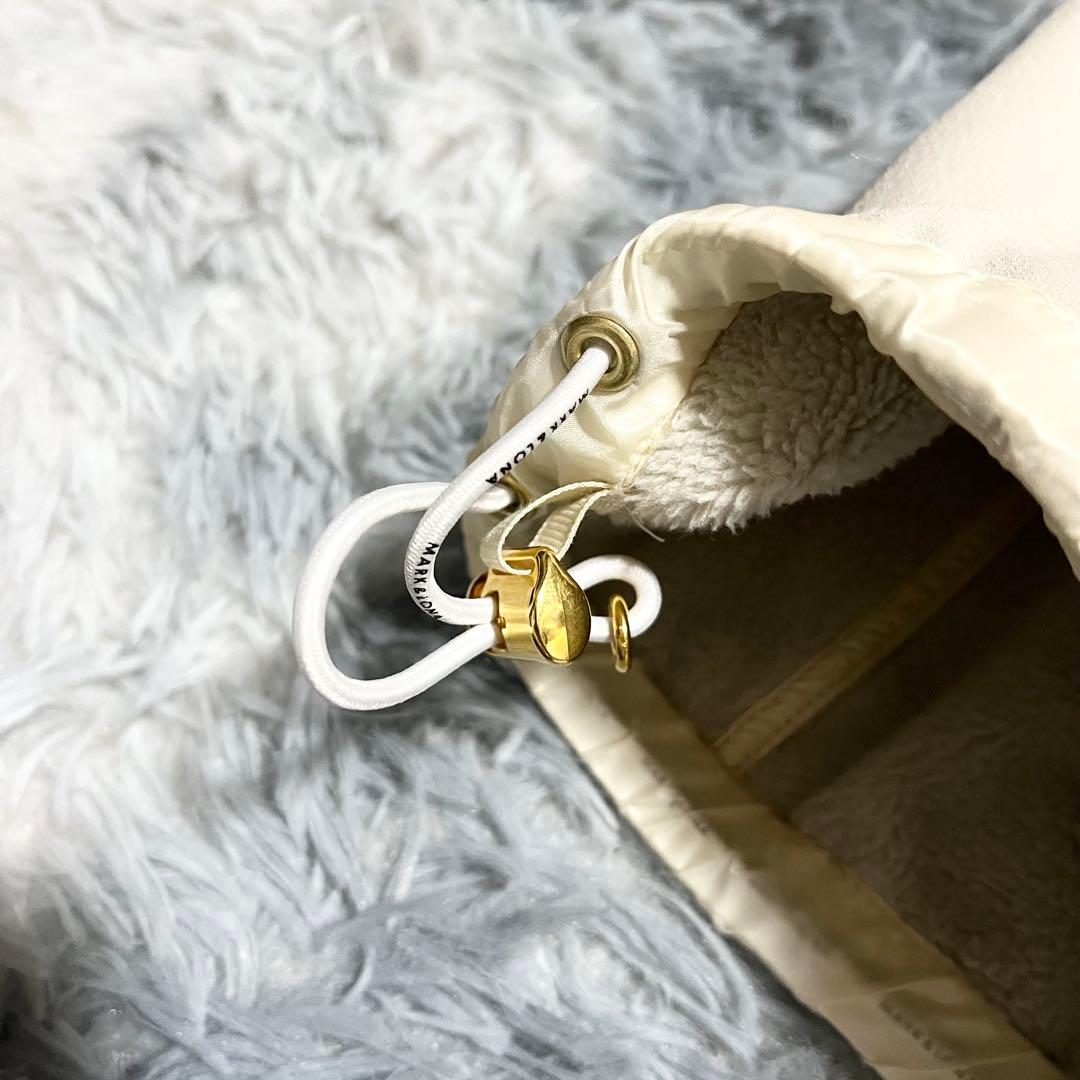 MARK&LONA 中綿フリースジャケット　ナイロン　切替　ブルゾン　38