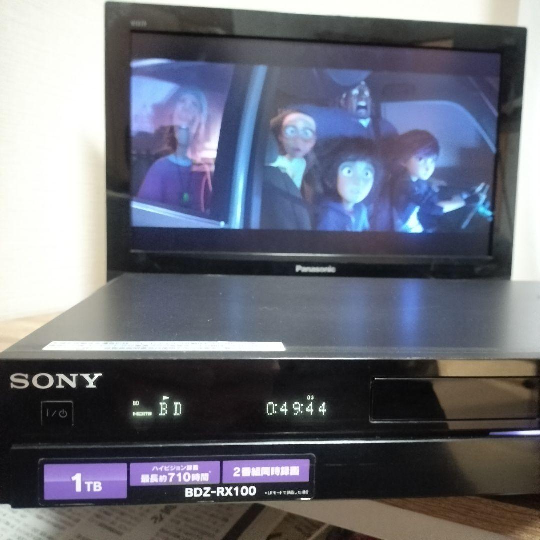 SONY ブルーレイレコーダー BDZ-RX100 HDD1TB 2番組同時録画