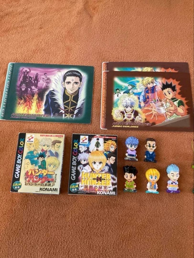 旧アニメ　HUNTER×HUNTERグッズまとめ売り　トレカ　フィギュア　CD