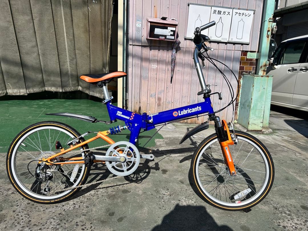 No.608 整備済み76ルブリカン　折りたたみマウンテンバイク仕様　外装6段