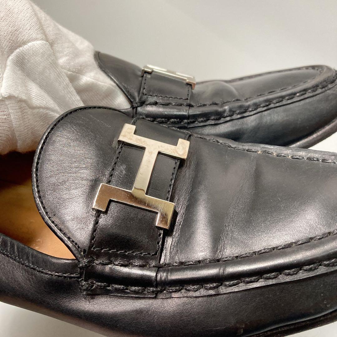 HERMES エルメス コンスタンス ローファー Hロゴ 革靴 37 1/2