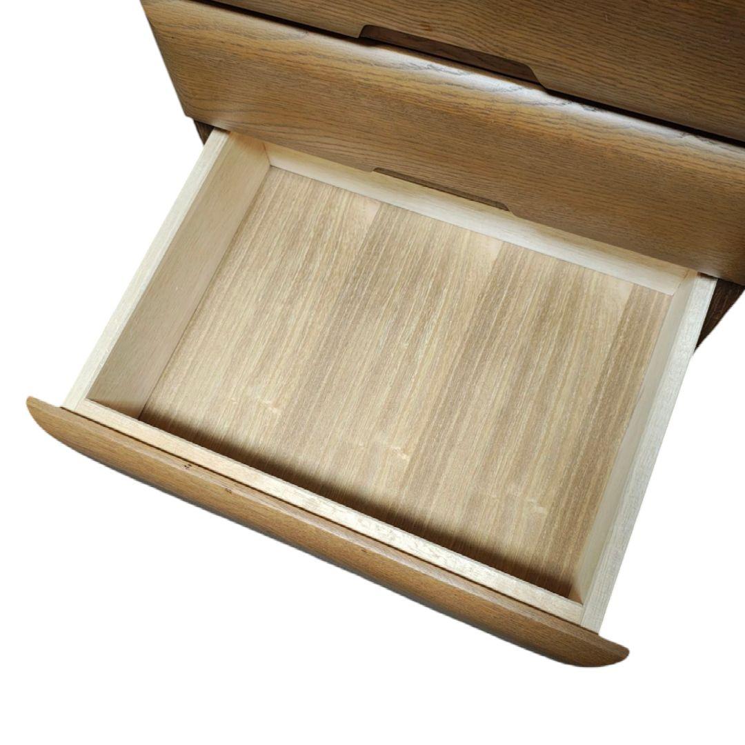 ★美品★ CAPIC 旭川家具　6段チェスト ナラ材 タンス