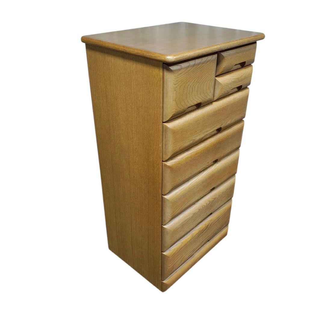 ★美品★ CAPIC 旭川家具　6段チェスト ナラ材 タンス