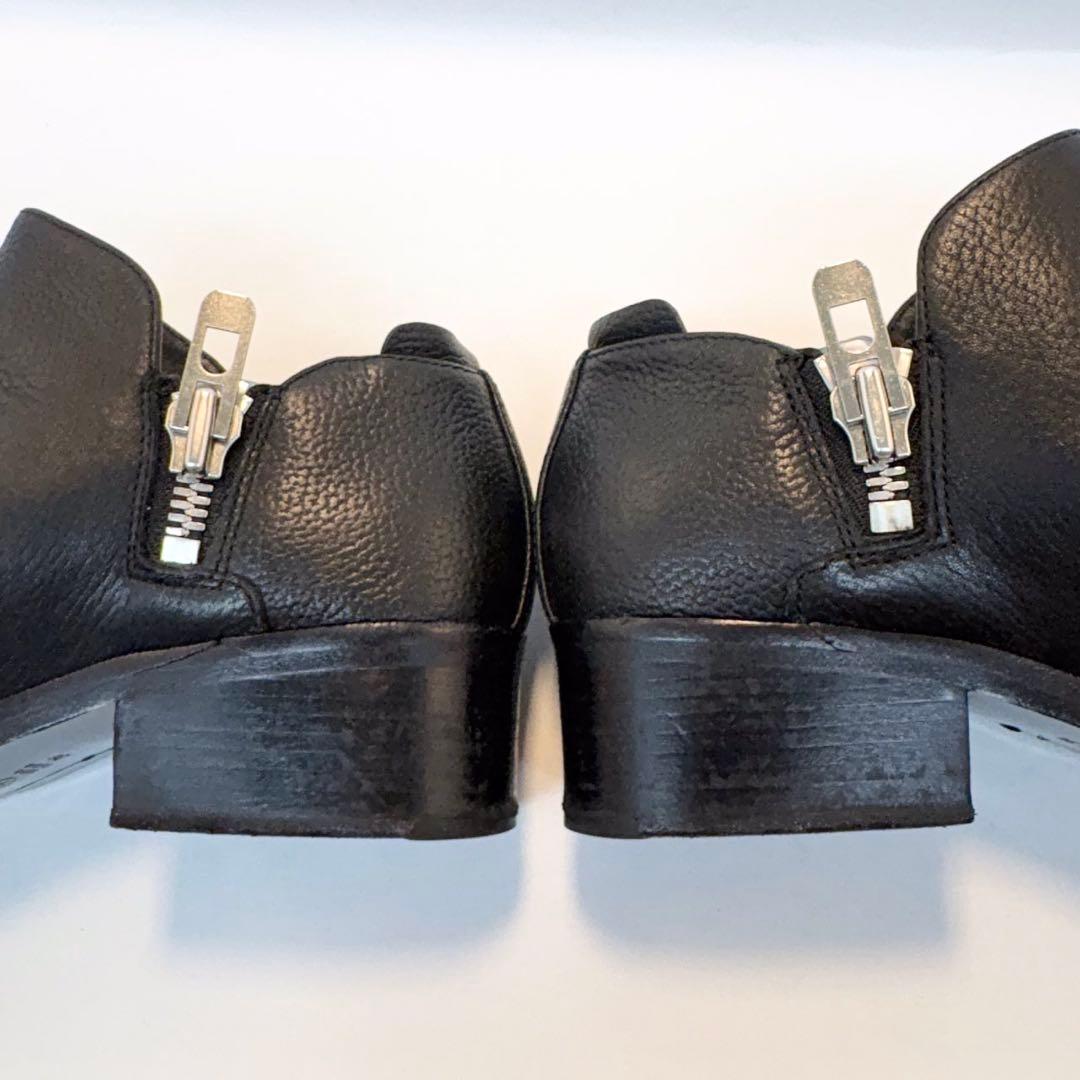 ユ*。様 3.1 Phillip Lim ジップ アンクル ブーツ レザー ブラ