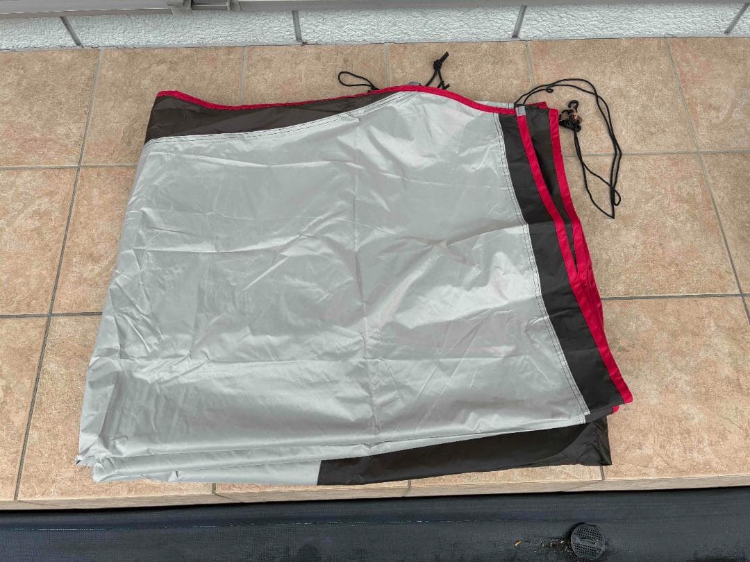 【美品】4Sワイド2ルームカーブ グランドシート マット コールマン