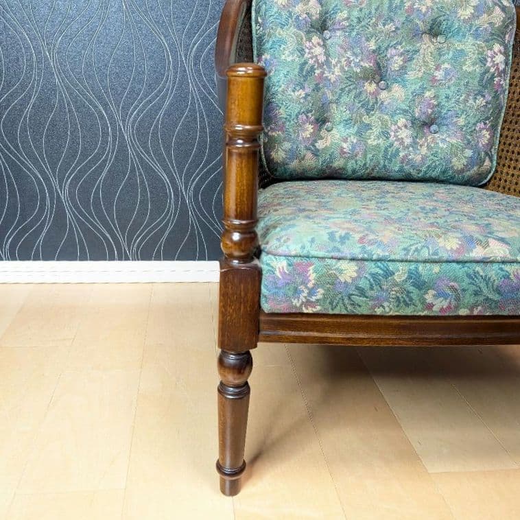 Sen　美品　カリモク　コロニアル シングルソファ　ヴィンテージ　チェア