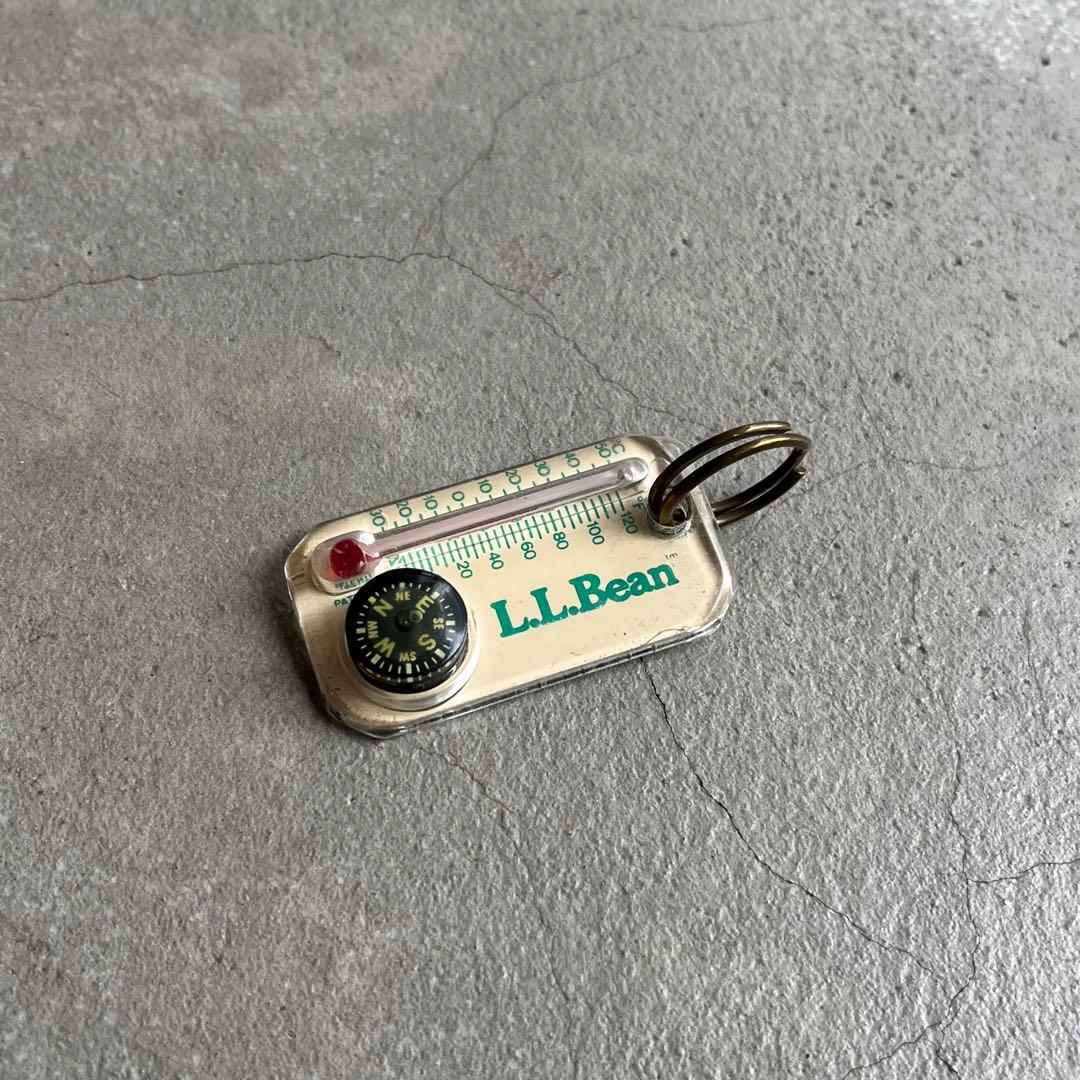 80s-90s LLBean Zip-O Gage 温度計コンパス キーホルダー
