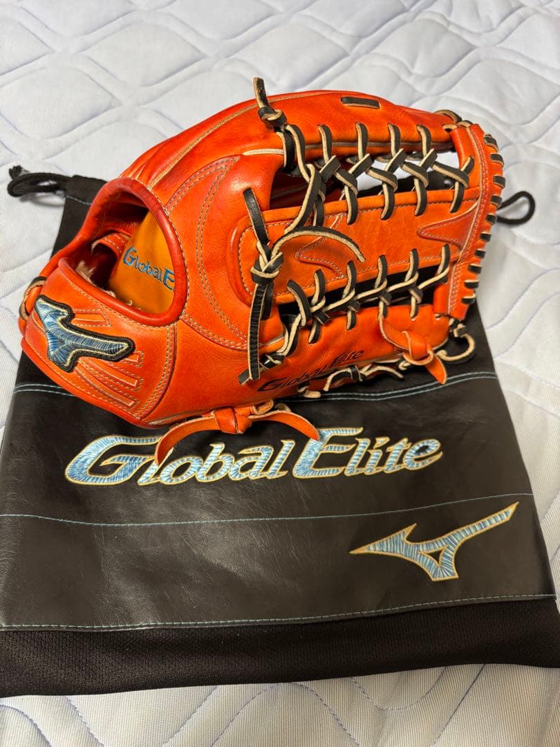 Mizuno Global Elite 軟式外野手用　ダイバーシティブルー