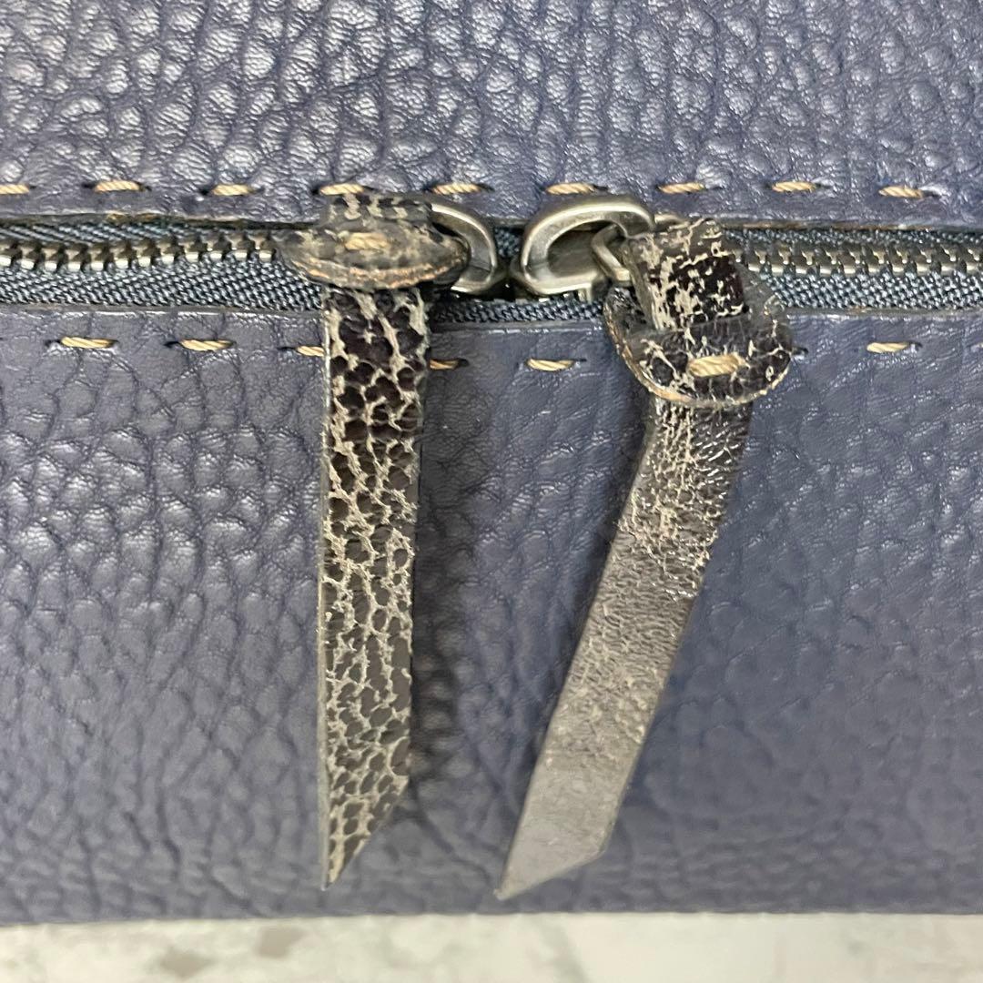 【美品】エンリーベグリン HENRY BEGUELIN レザー ショルダーバッグ