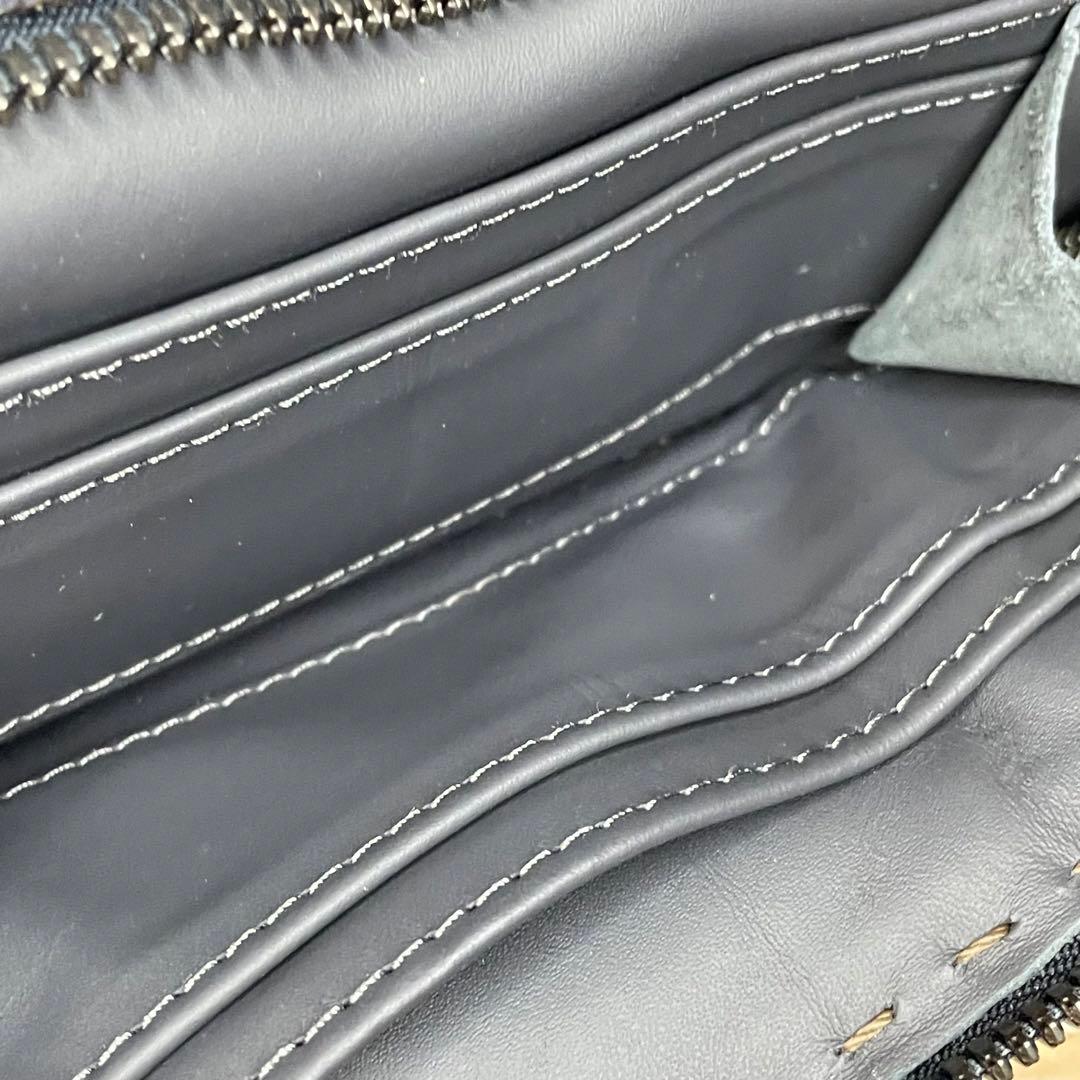 【美品】エンリーベグリン HENRY BEGUELIN レザー ショルダーバッグ