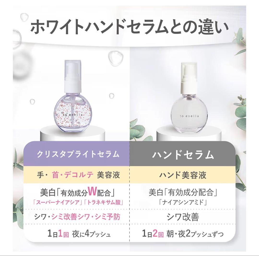 トゥーイセラ　to Esella 美容液ハンドセラム
