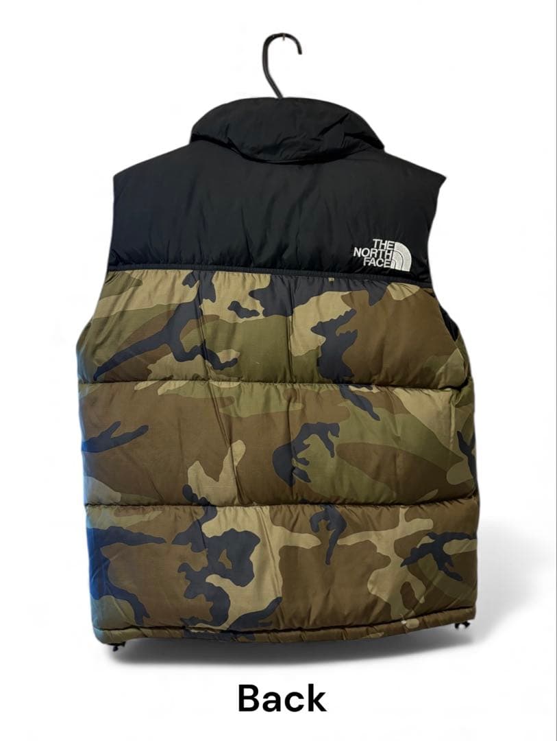 美品！THE NORTH FACE カモフラージュ ダウンベスト L