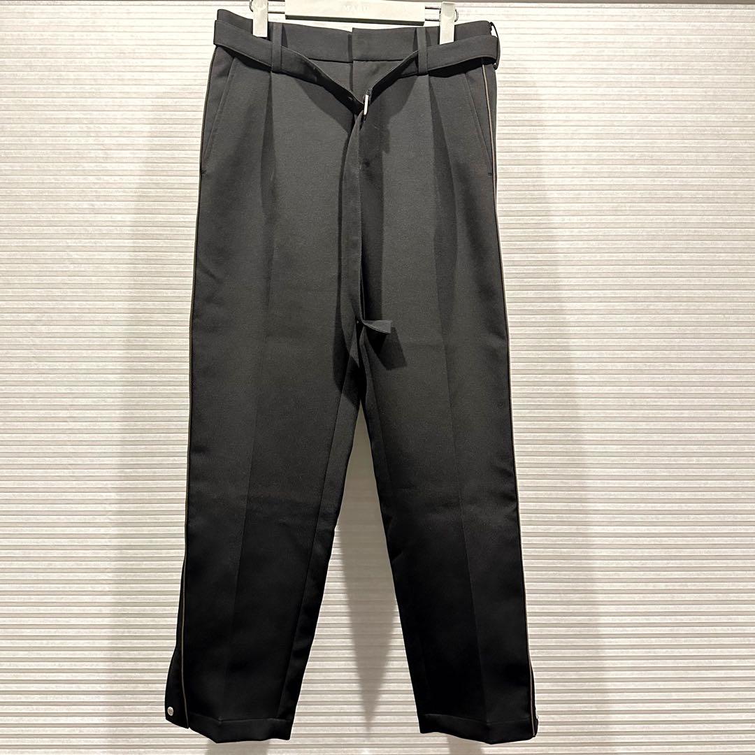 【美品】サイドライン ベルト パンツ 22-02818M