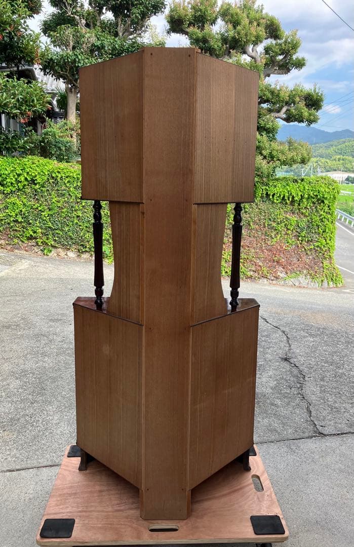【向川様】二段型 コーナー キャビネット 収納 レトロ