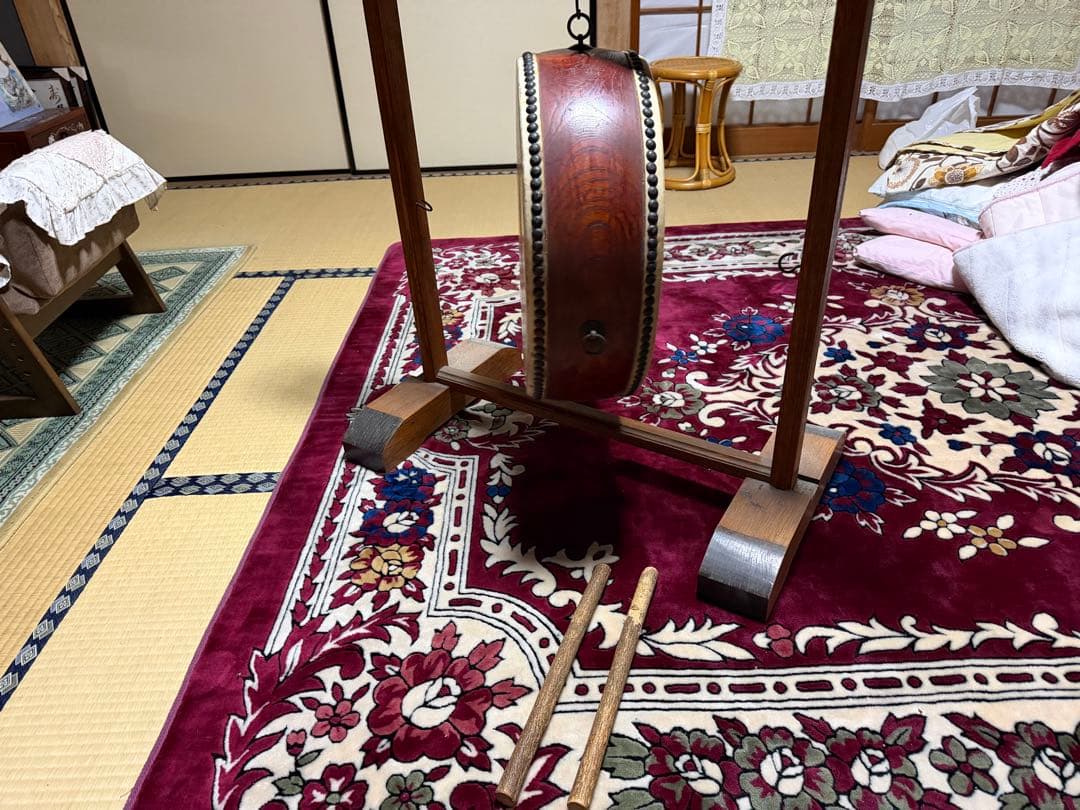 和太鼓 直径約40cm 打棒付き