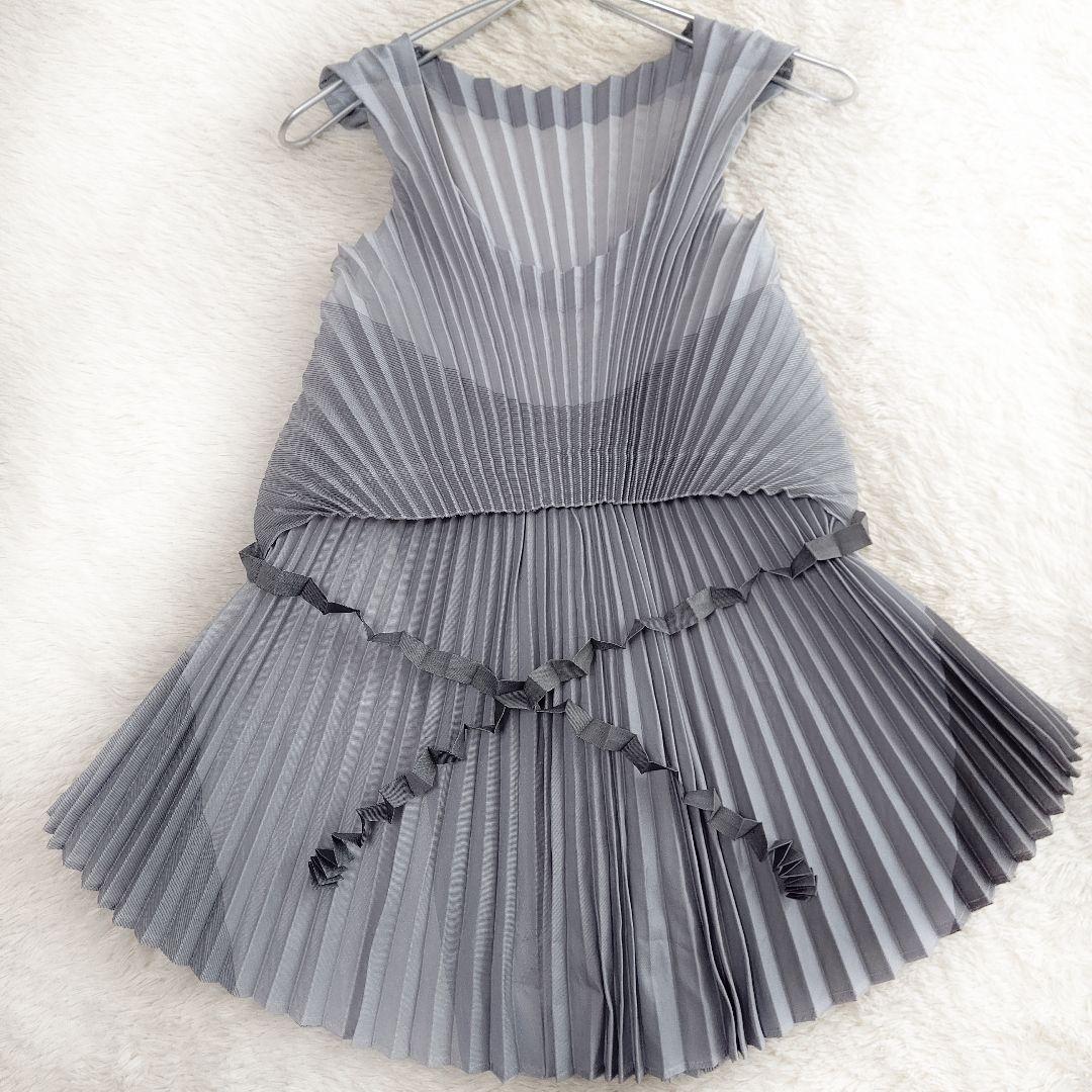 ISSEY MIYAKE プリーツ ノースリーブ チュニック