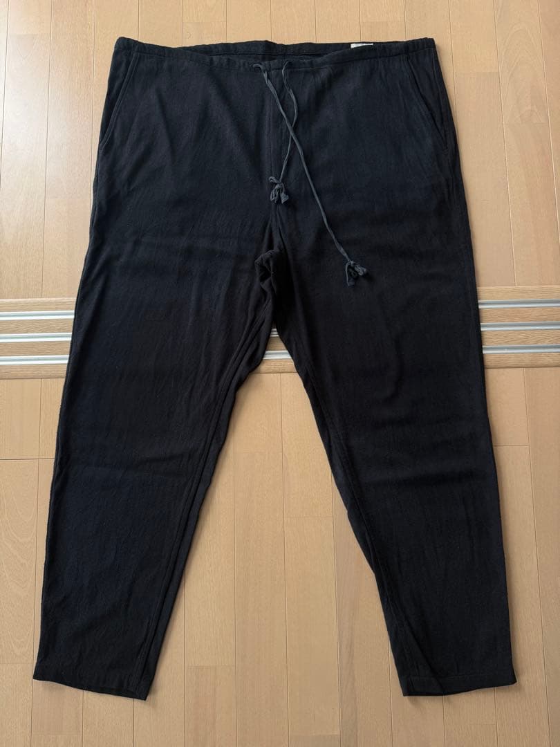 comoli シルクネップ ドローストリングパンツ