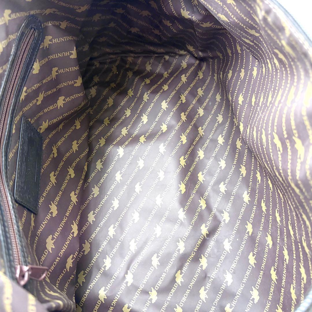 極美品✨ ハンティングワールド×ベンツ コラボ ボストンバッグ 2way 黒