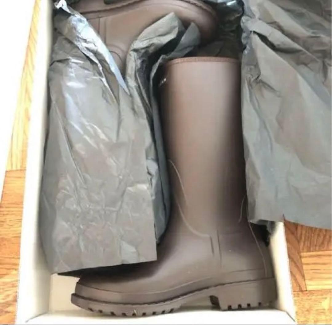 マッキントッシュ　レインブーツ　ダークブラウン　37