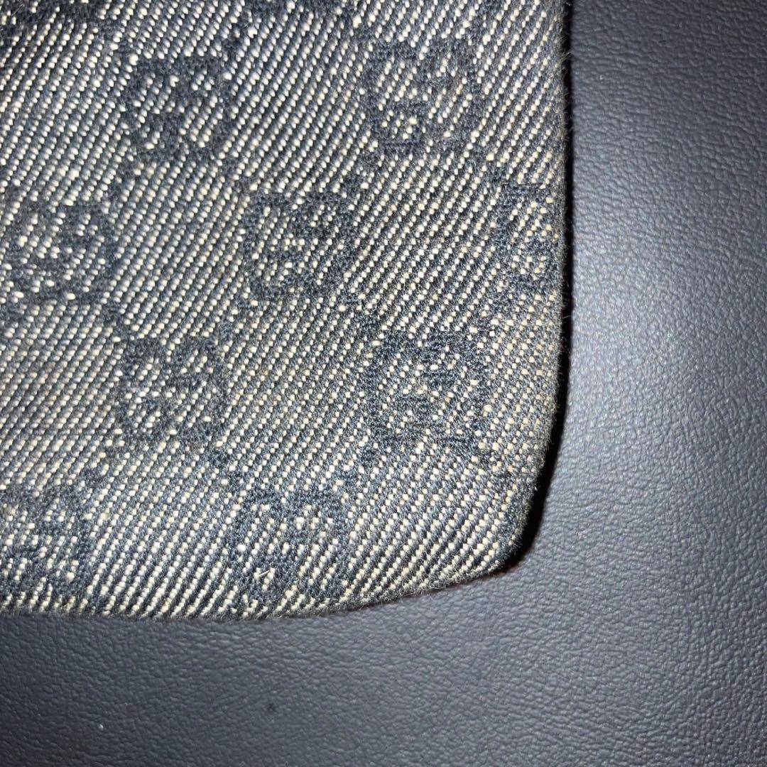 専用　良品　グッチ ボディバッグ GG キャンバス レザー ウエストポーチ