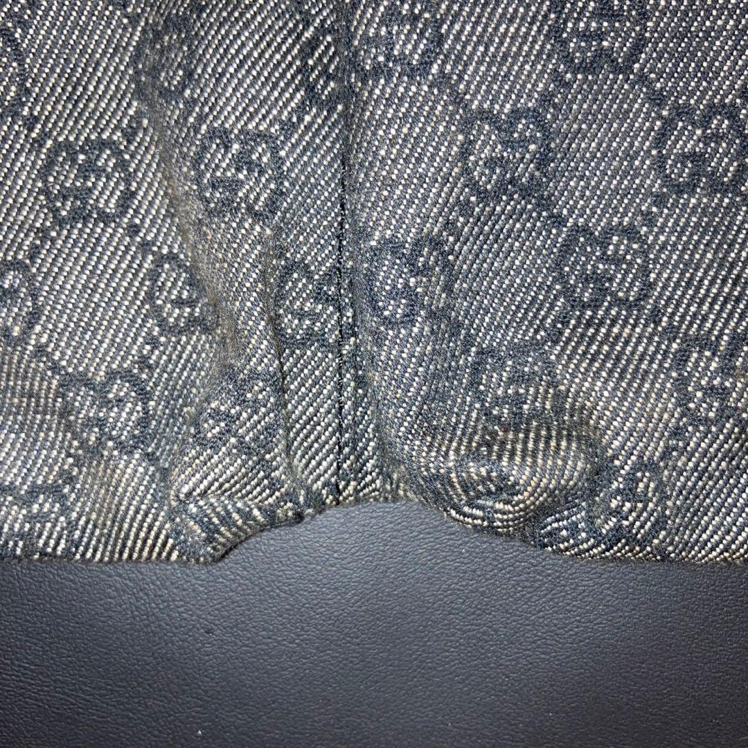 専用　良品　グッチ ボディバッグ GG キャンバス レザー ウエストポーチ