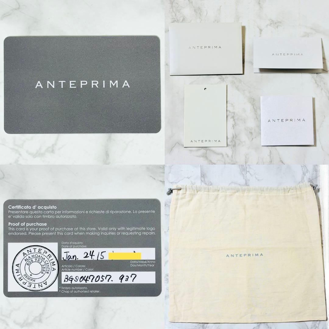 極美品✨アンテプリマ スクエア ワイヤーバッグ サファイア 付属品完備