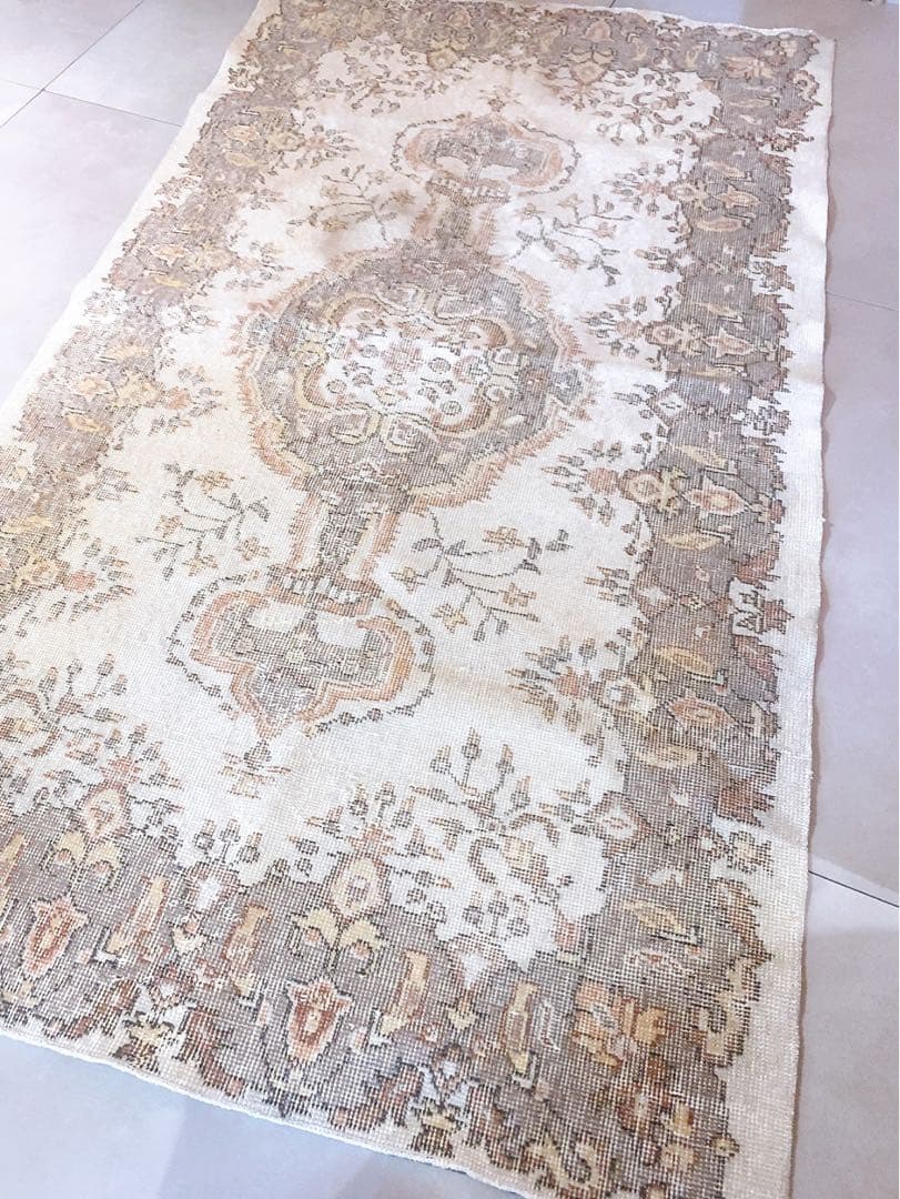 トルコラグ　ヴィンテージラグ　117×202