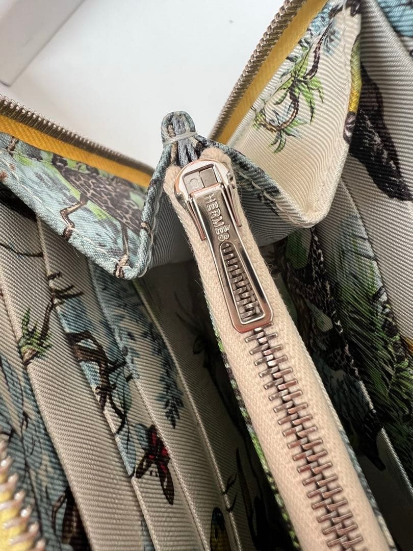 新品未使用　HERMES エルメス　アザップ　シルクイン　ロング　イエロー