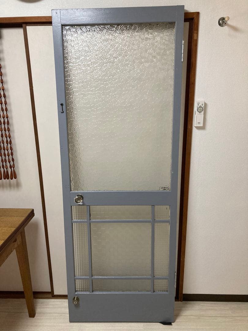 大阪引取限定　建具　レトロ建具　昭和建具　ビンテージ建具　昭和ガラス　店舗計器
