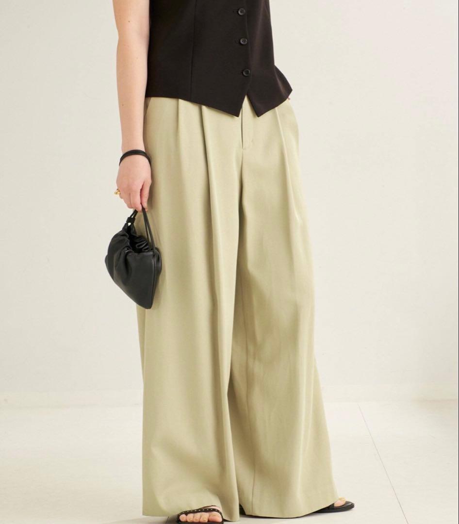 Plage R’IAM タックチノパンツ 38