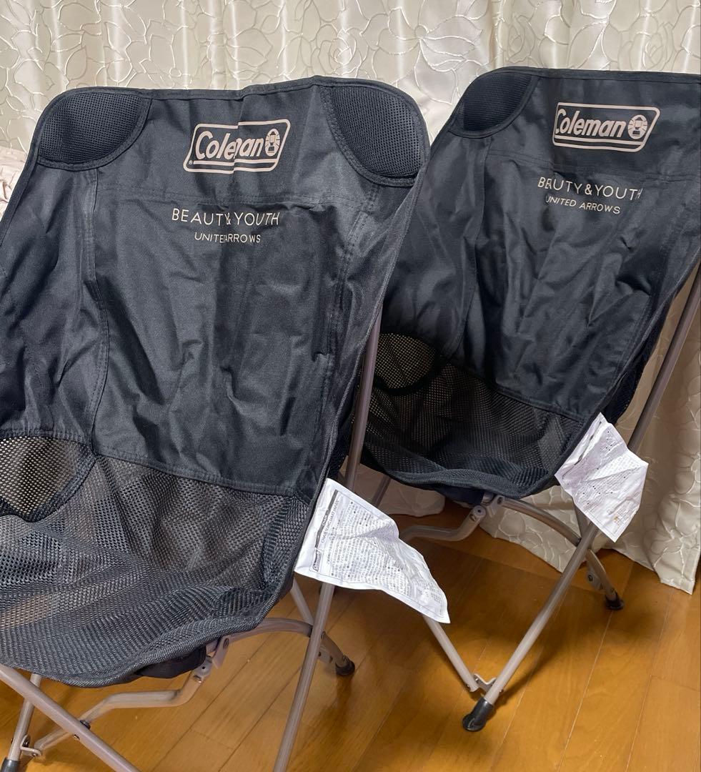 専用☆Coleman別注 BEAUTY & YOUTH ヒーリングチェア 2脚