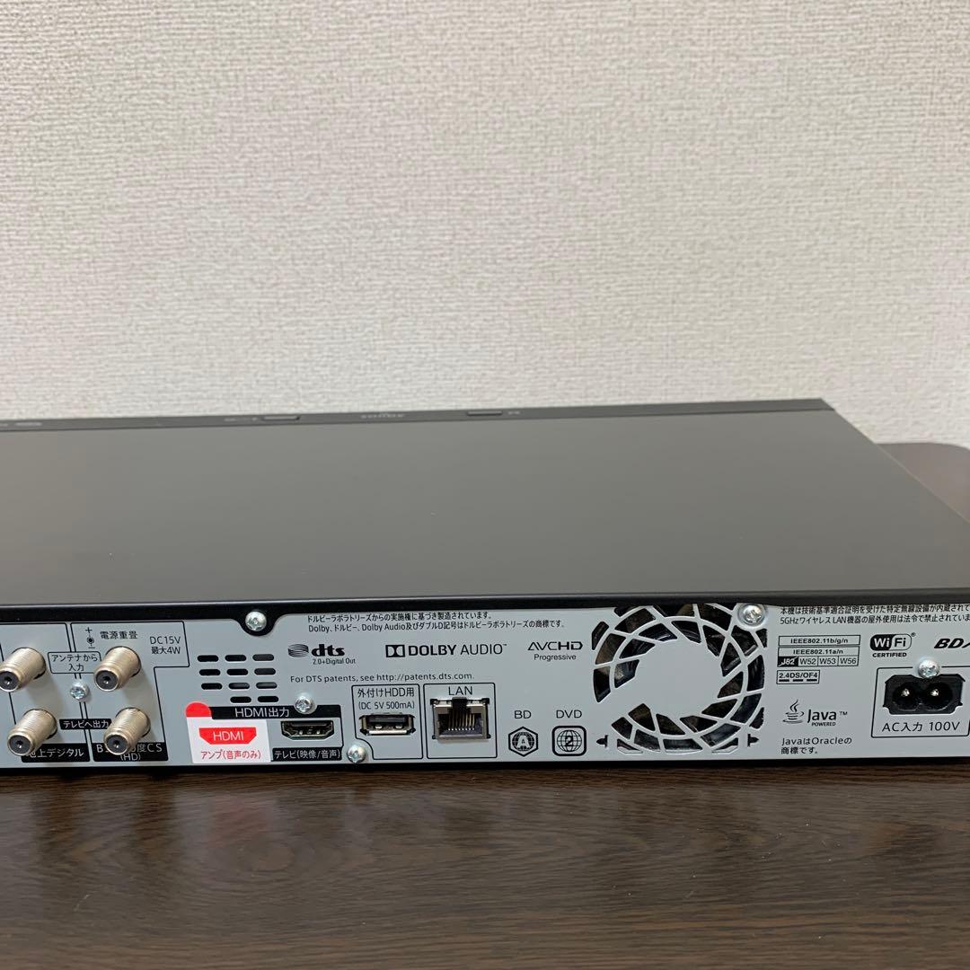 AQUOS 2B-C10BT3 1TB 3番組同時録画 ブルーレイレコーダー