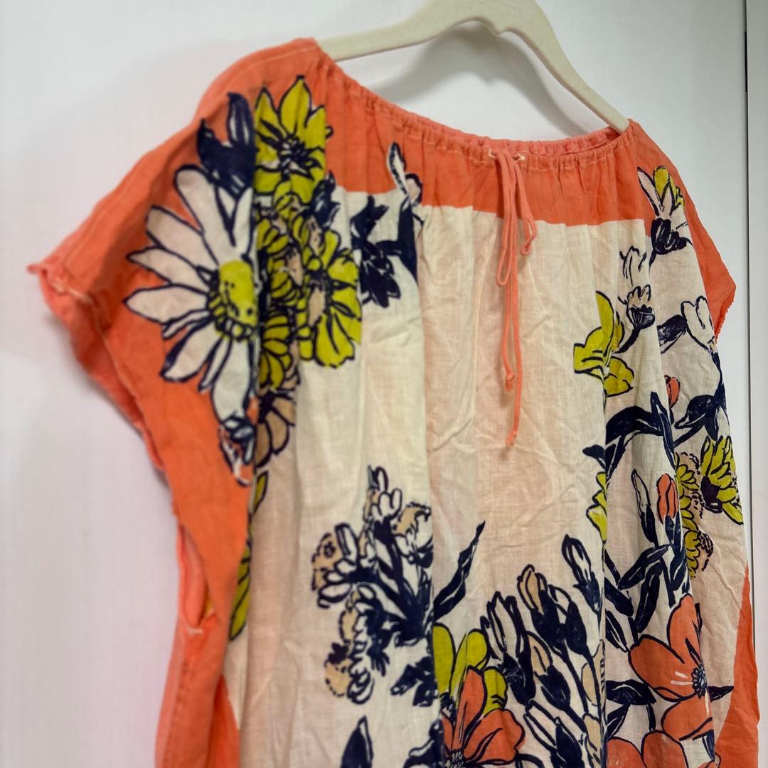 45rpm チュニック　ワンピース　花柄