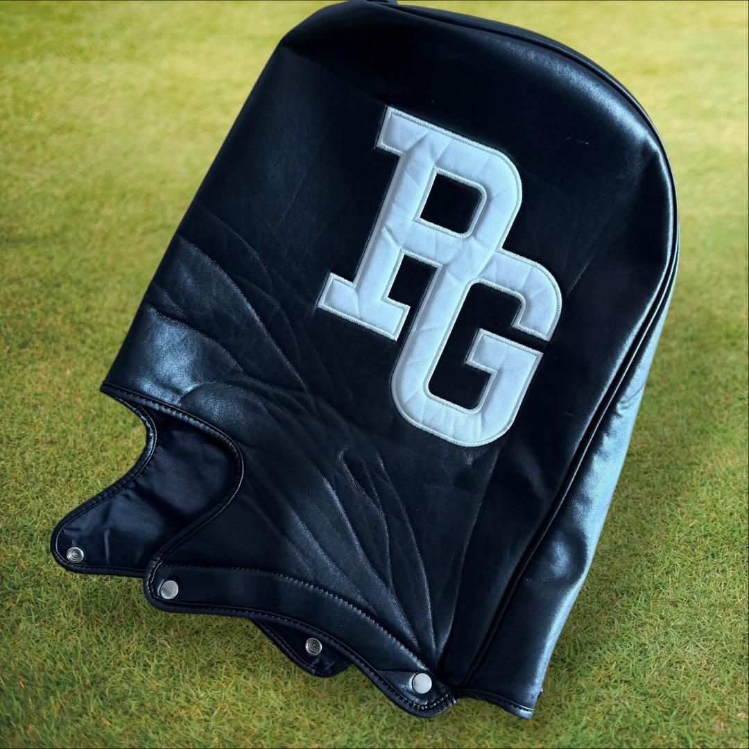 パーリーゲイツ　キャディバッグ　ショルダー式　スタンド式　軽量　黒　赤　レア