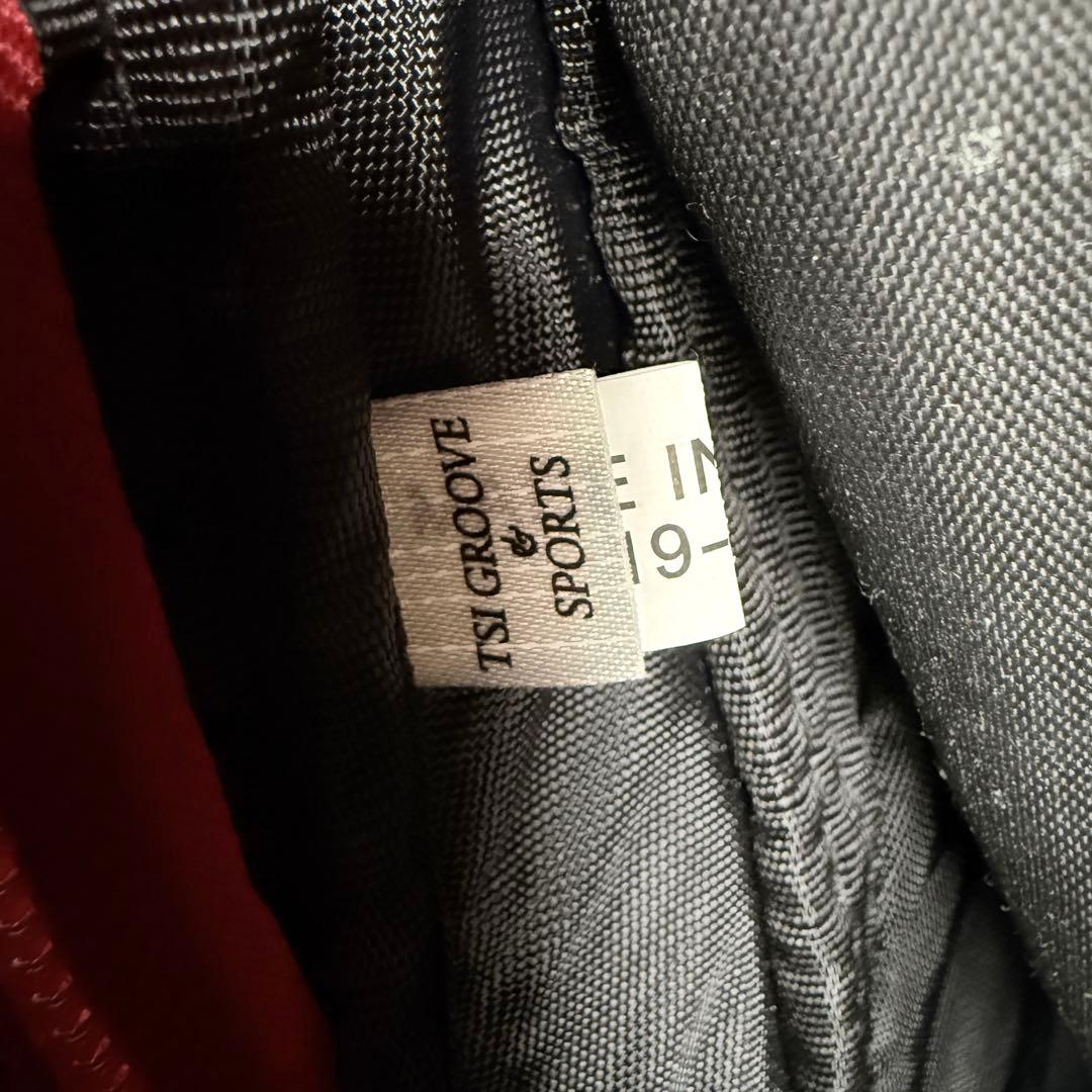 パーリーゲイツ　キャディバッグ　ショルダー式　スタンド式　軽量　黒　赤　レア