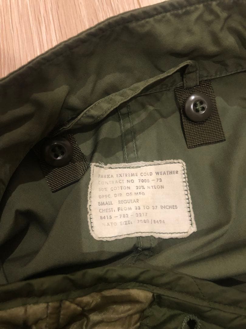 希少 70s M65 フィッシュテールパーカー Sサイズ ライナー付