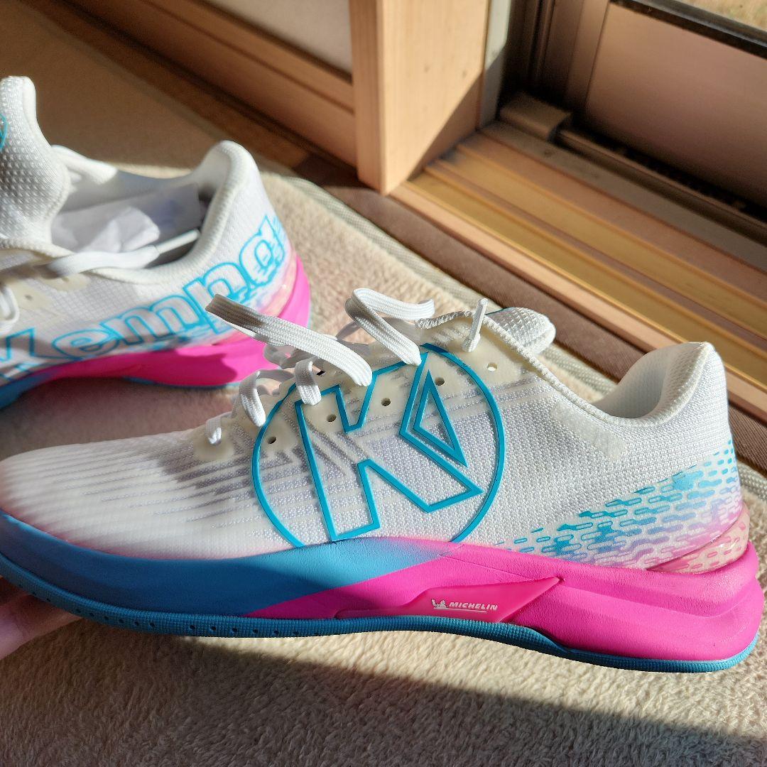 Kempa attack white/aqua ハンドボールシューズ