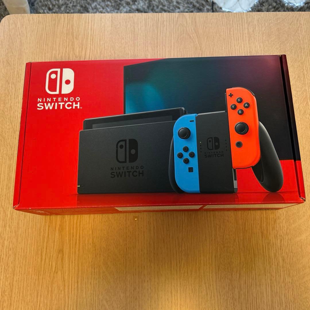 R Ｆ⭐︎ Nintendo Switch 本体 青/赤 Joy-Con付