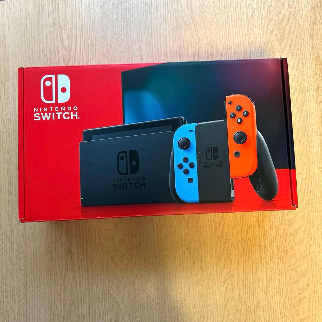 R Ｆ⭐︎ Nintendo Switch 本体 青/赤 Joy-Con付