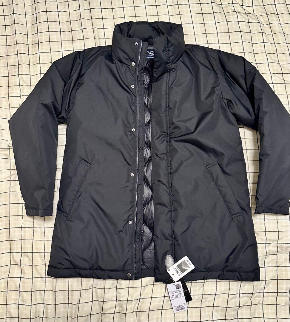 【新品】TAION×SHIPS 別注ダウンジャケットアウターダウンブルゾン黒 M