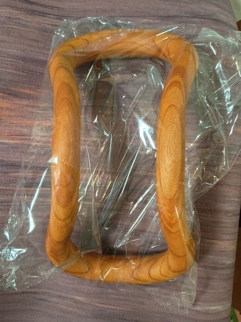 ウェーブストレッチリング　ケヤキ　木製