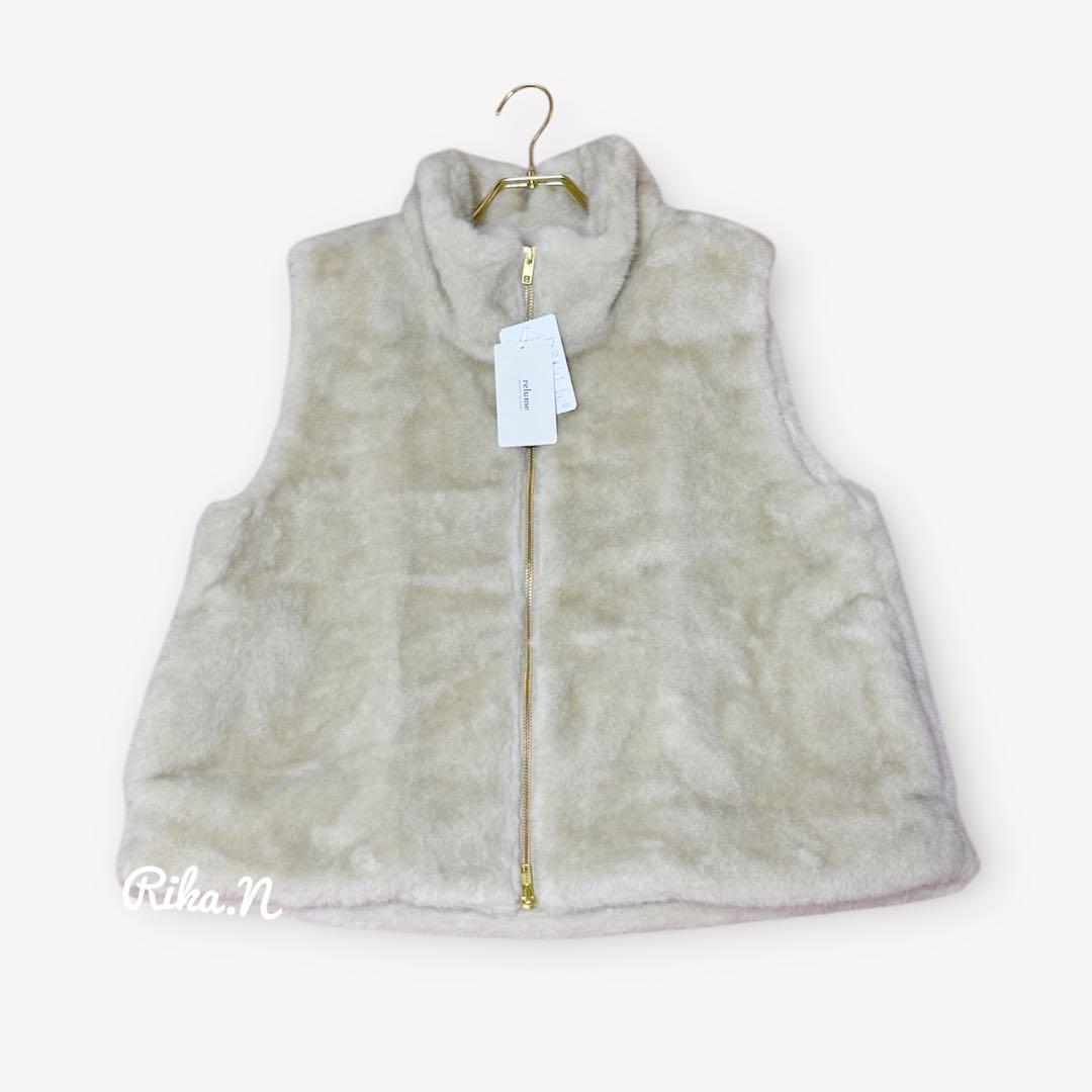 新品JOURNAL STANDARD relume スタンドカラーファーベスト