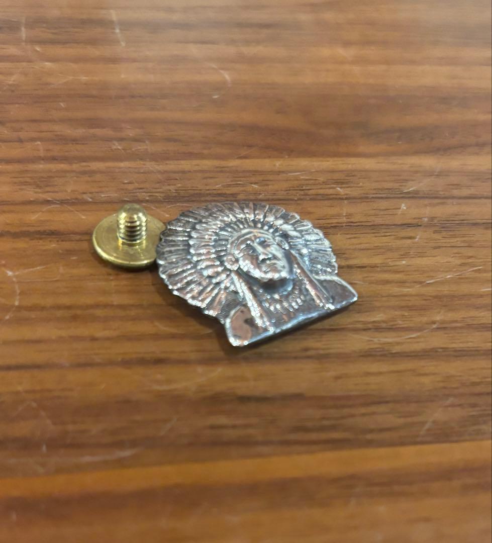 oohuhu　インディアンヘッドコンチョ 6個 Indian head