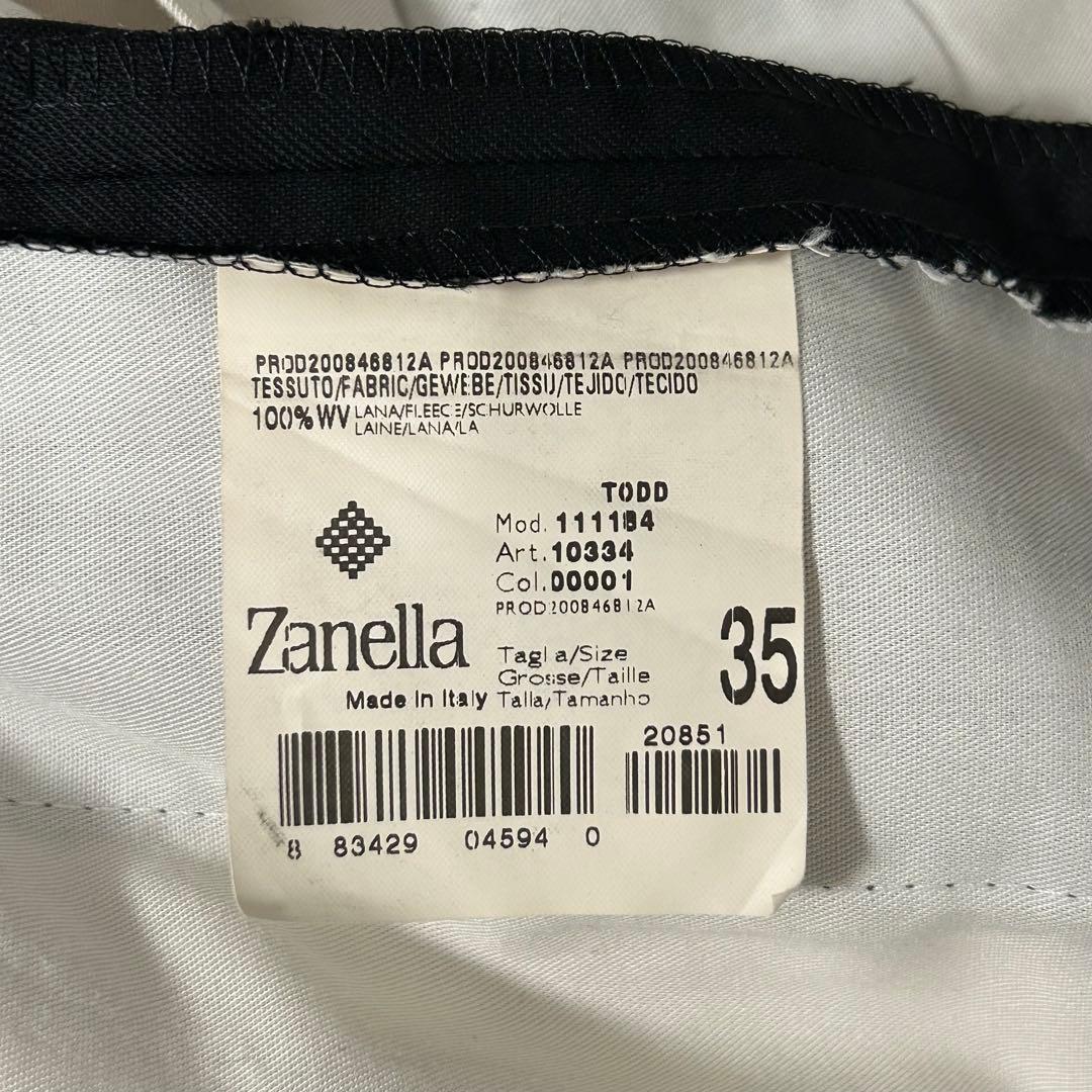 【ザネッラ】Zanella イタリア テーパード　ストレート　スラックス 35