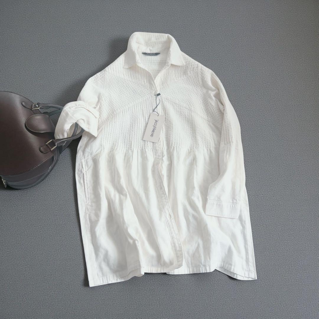 くんちゃんさまYACCOMARICARDヤッコマリカルドロングピンタックブラウス