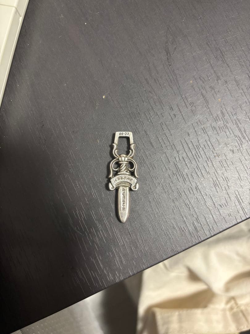 T*）様 クロムハーツ タガーチャーム ネックレス トップ